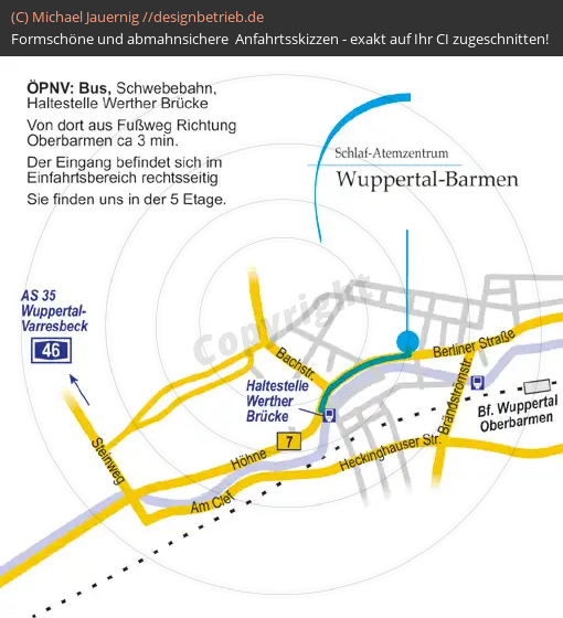Lageplan Wuppertal Barmen (Schlaf- und Atmenzentrum) Löwenstein Medical GmbH & Co. KG (53)