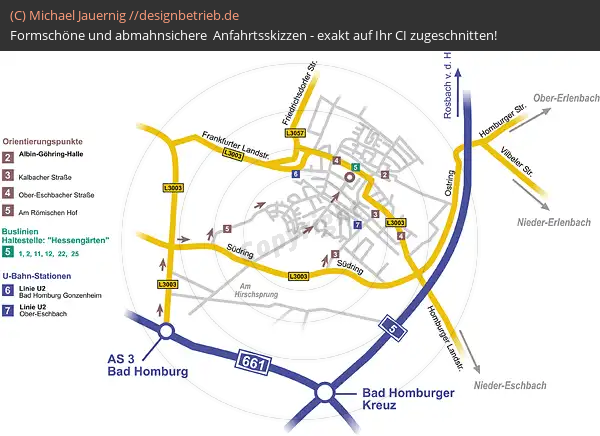 Anfahrtsskizzen erstellen / Anfahrtsskizze Bad-Homburg (übersichtskarte)    (13)