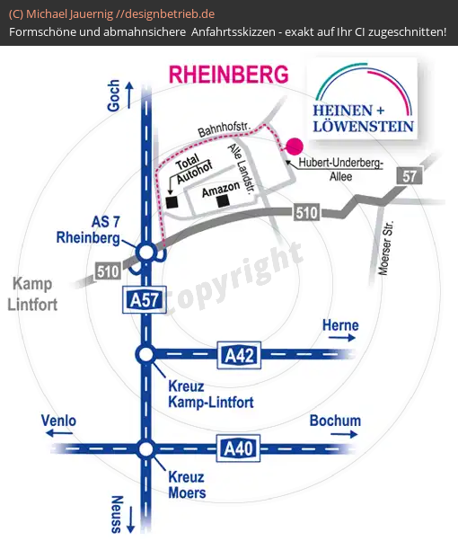 Lageplan Rheinberg Löwenstein Medical GmbH & Co. KG (303)