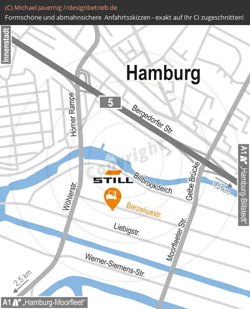 Lageplan Hamburg Detailskizze STILL GmbH (435)