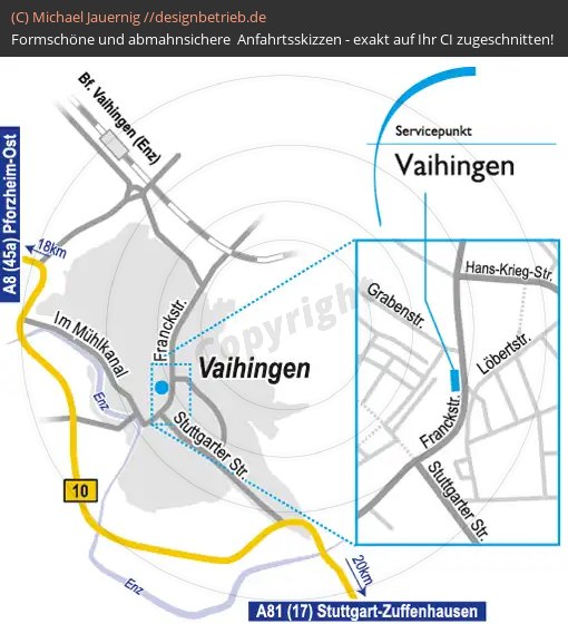 Lageplan Vaihingen Servicepunkt | Löwenstein Medical GmbH & Co. KG (546)