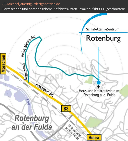 Lageplan Rotenburg / Fulda Schlaf-Atem-Zentrum 2 | Löwenstein Medical GmbH & Co. KG (552)