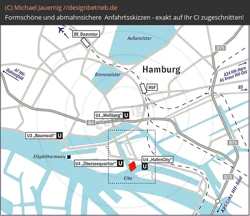 Lageplan Hamburg (Übersichtskarte) AURETAS family trust GmbH (777)